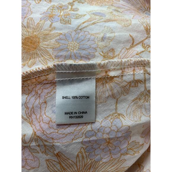 Tularosa 'Aurora' Purple Off Shouder Floral  Mini Dress Size S - Picture 5 of 5